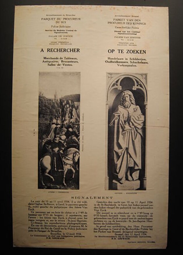 Oproep van het Parket