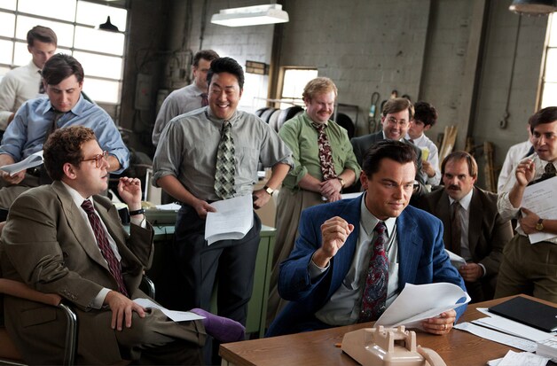 Leonardo DiCaprio als Jordan Belfort.