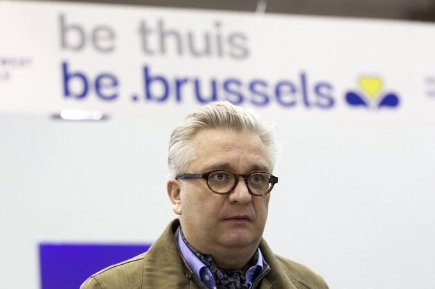 Prins Laurent vorige maand, op Batibouw.