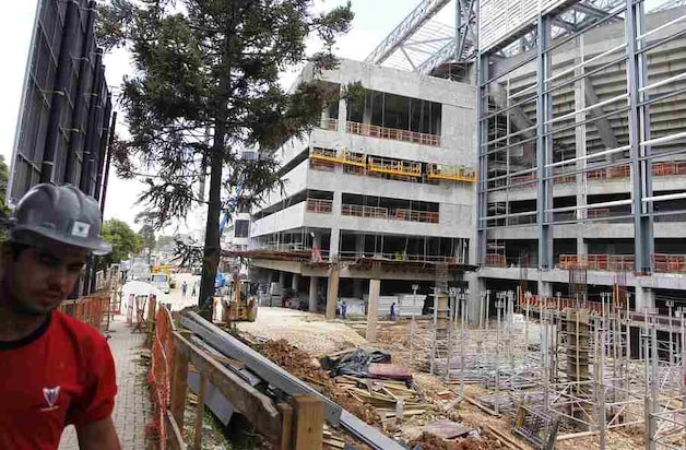 De Arena da Baixada in Curitiba zorgt voor onrust.