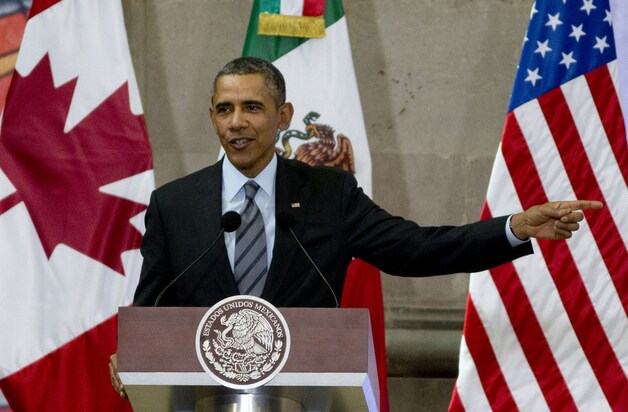 De Amerikaanse president Barack Obama.
