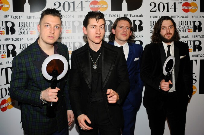 Arctic Monkeys waren de grote winnaars van de avond.