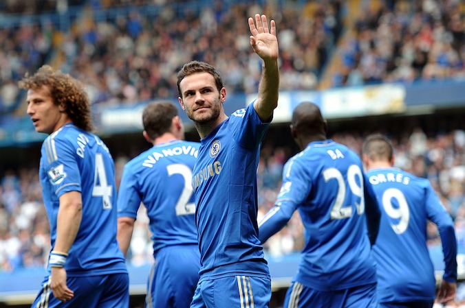 Juan Mata neemt afscheid van Chelsea