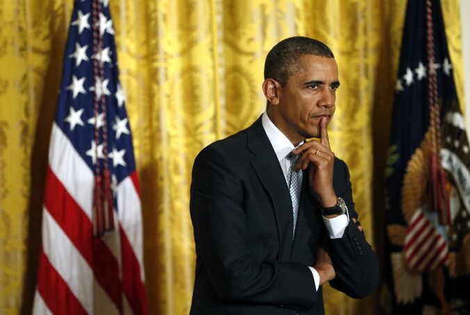 De Amerikaanse president Barack Obama.