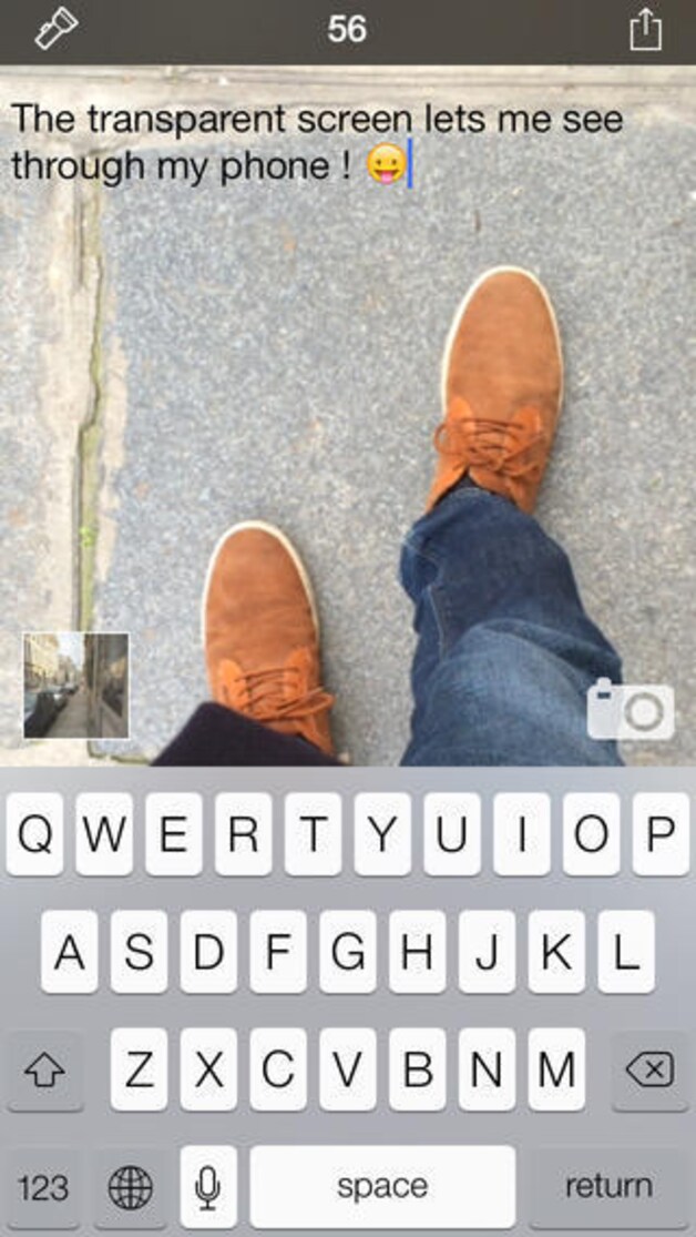 Een voorbeeld dat nu al in de App Store te vinden is: "Type while you walk".