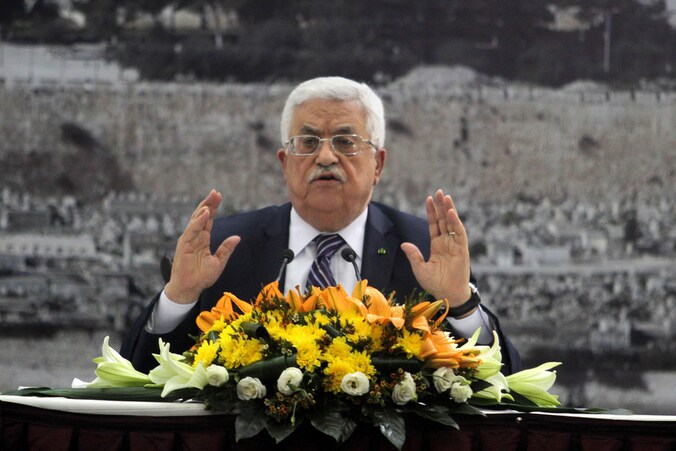 De Palestijnse president Mahmoud Abbas.