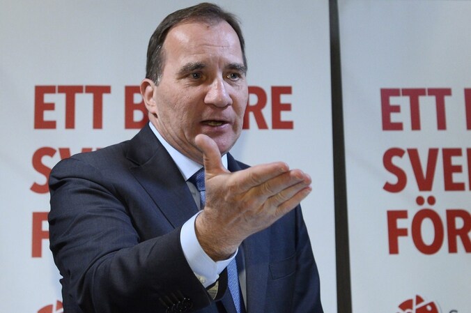 De Zweedse minister-president Stefan Löfven.