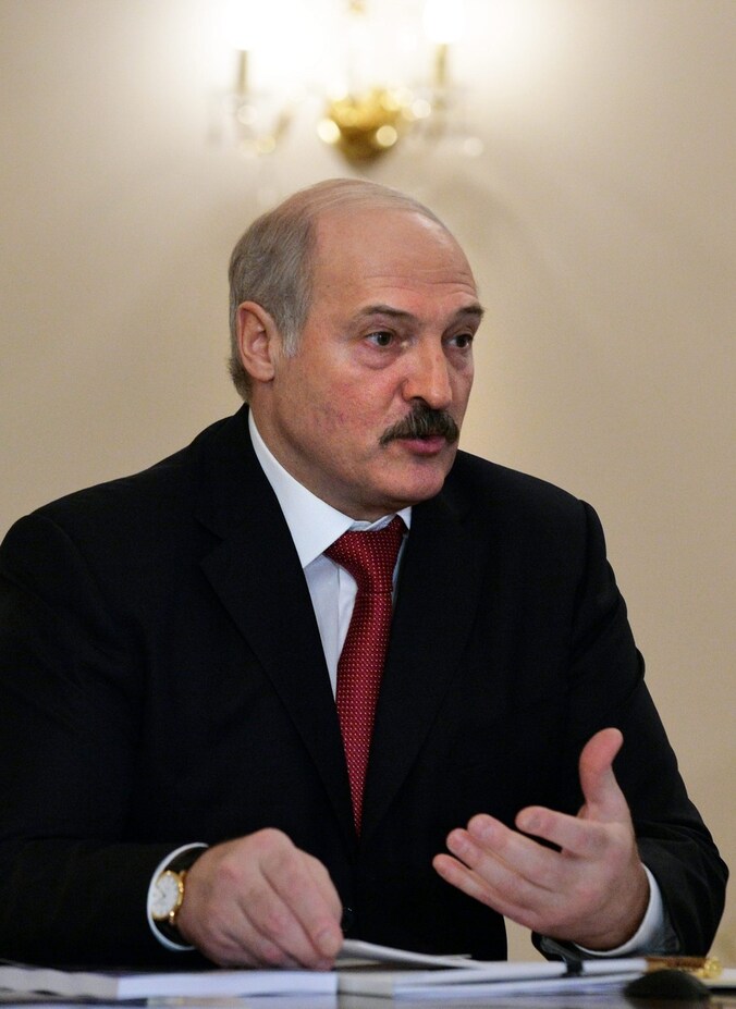 De Wit-Russische president Loekasjenko.