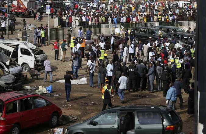 Gisteren kwamen ten minste 72 mensen op het leven bij een bomaanslag in Abuja.