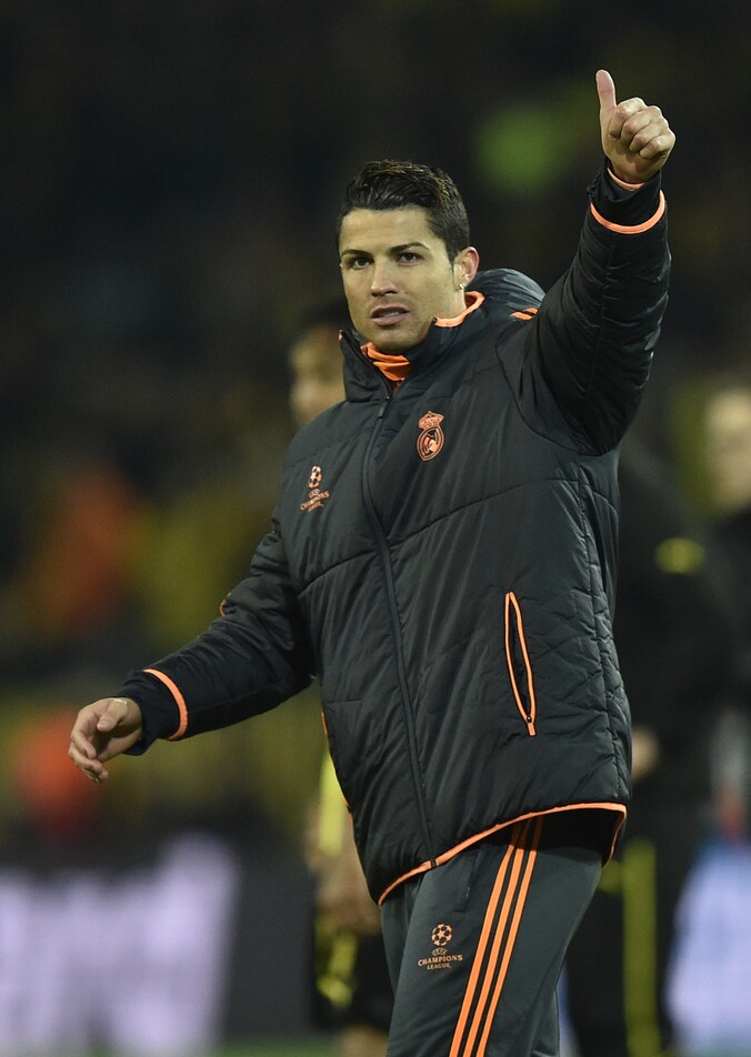 Cristiano Ronaldo sukkelt nog steeds met een blessure aan de linker hamstring..