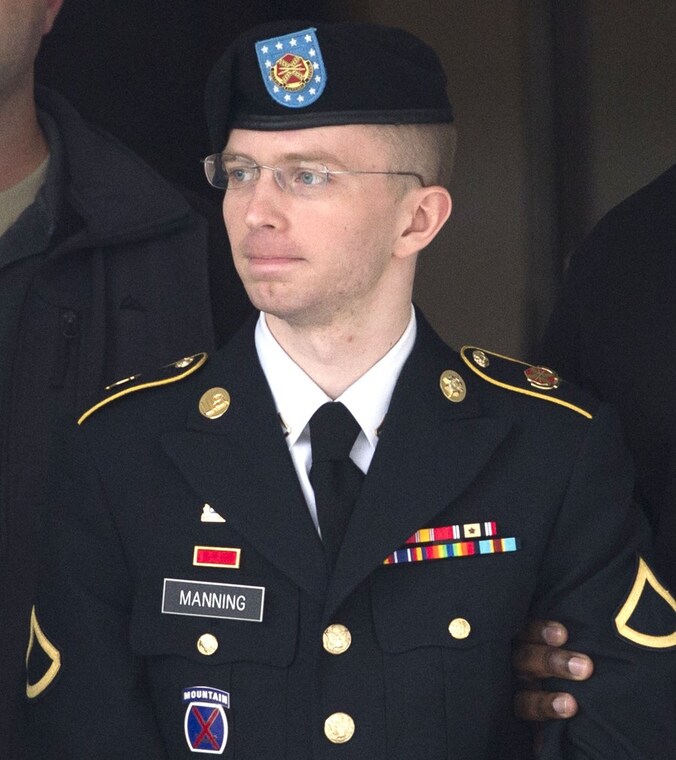 Chelsea Manning, toen ze nog een man was.