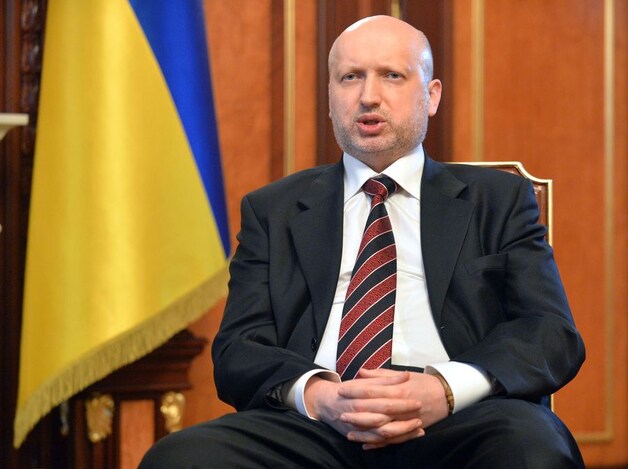 Oleksandr Toertsjinov, president van Oekraïne.