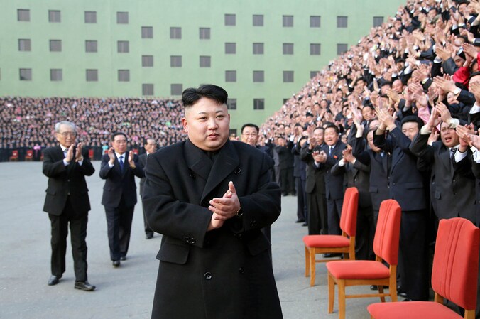 De Noord-Koreaanse leider Kim Jong-Un.