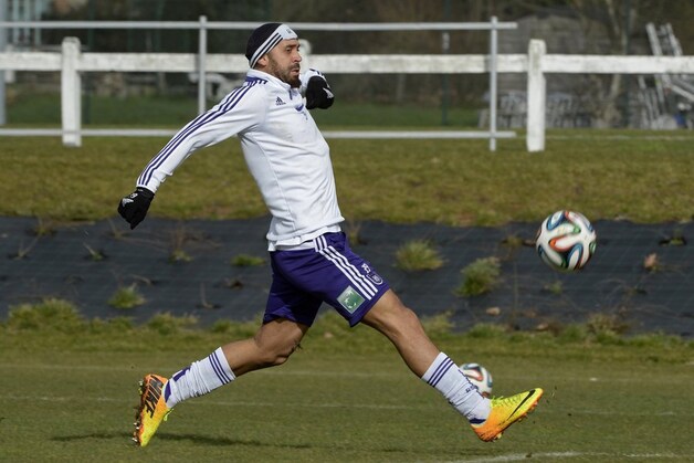 Anthony Vanden Borre: een jaar geleden nog huilend aan de deur van Van Holsbeeck om hem een tweede kans te geven bij Anderlecht, nu opnieuw Rode Duivel in de laatste rechte lijn richting Brazilië.