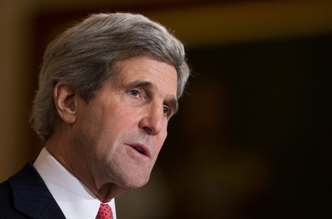 De Amerikaanse minister van Buitenlandse Zaken John Kerry.