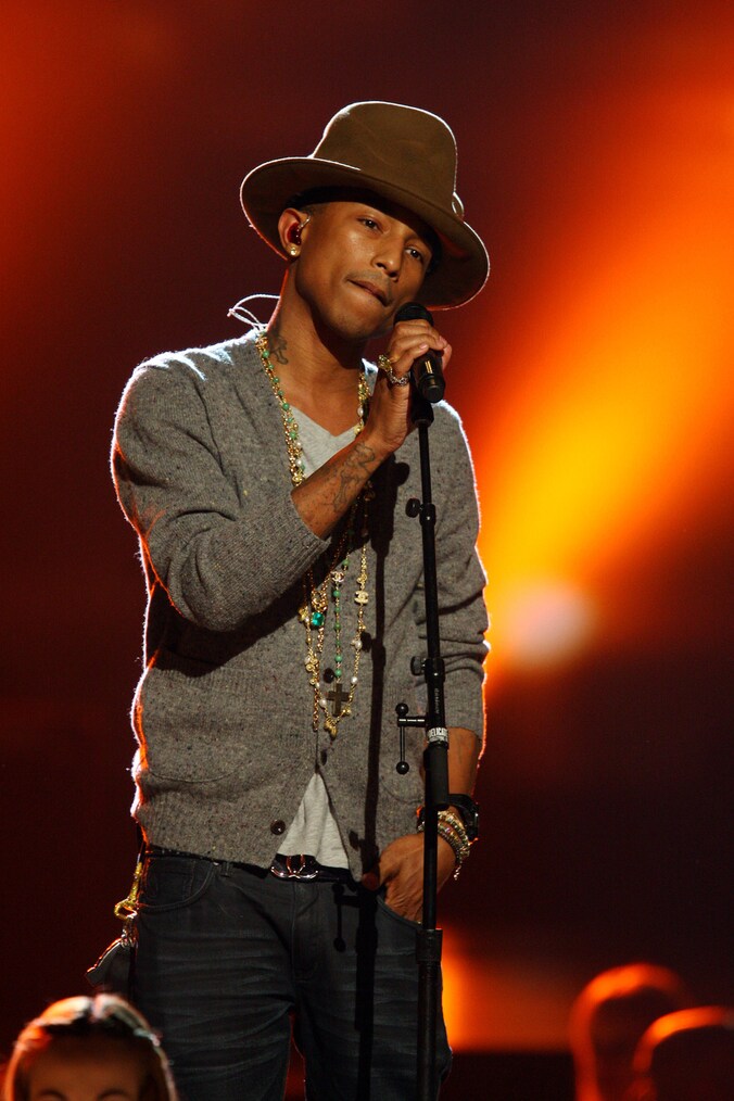 Pharrell Williams op de Grammy Awards