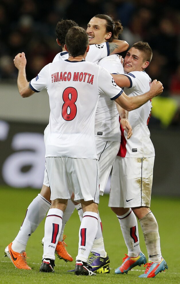 Ibrahimovic scoorde twee keer in drie minuten.