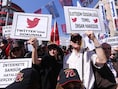 Turkse gebruikers van Twitter kwamen afgelopen weekend op straat om de blokkade van de sociaalnetwerksite te veroordelen.