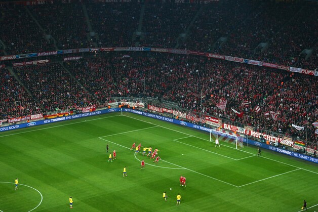 De Allianz Arena.