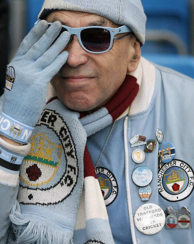 Een Manchester City-fan.