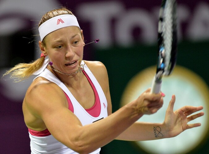 Wickmayer maakt een mooi sprongetje.