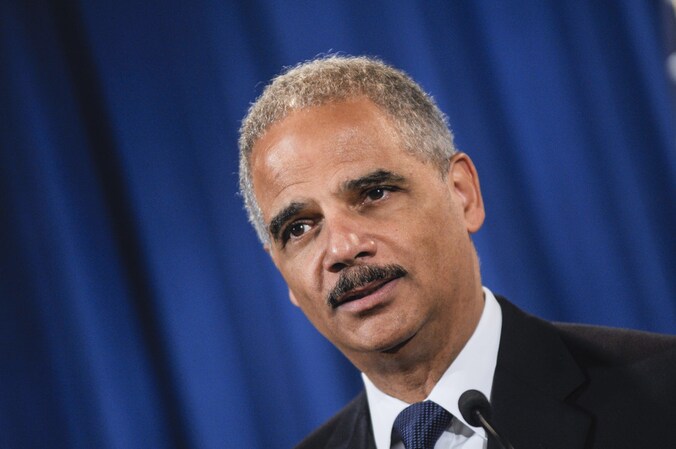 De Amerikaanse minister van Justitie, Eric Holder.