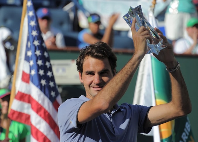 Roger Federer verloor zondag de finale van Indian Wells tegen Novak Djokovic.