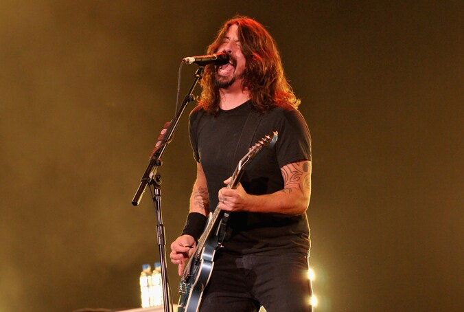 Dave Grohl van Foo Fighters.