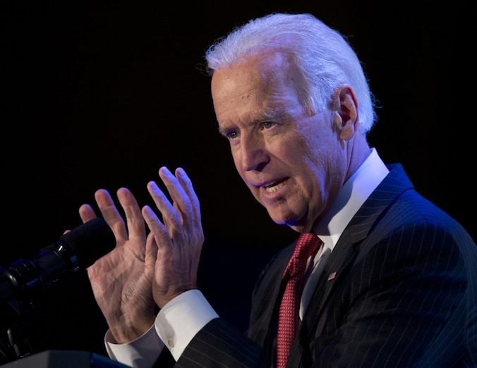 De Amerikaanse vicepresident Joe Biden.