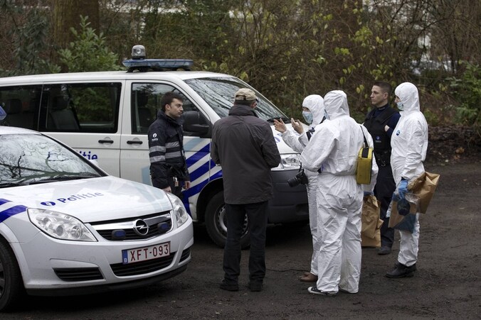 De Gentse politie doorzoekt het Citadelpark.