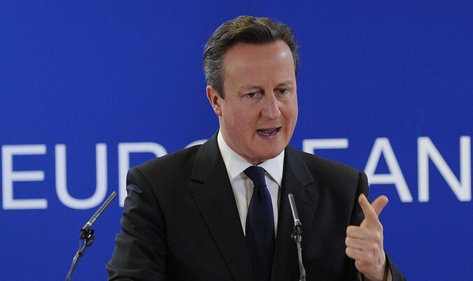 De Britse premier Cameron.