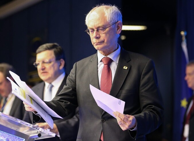 EU-voorzitter Herman Van Rompuy.