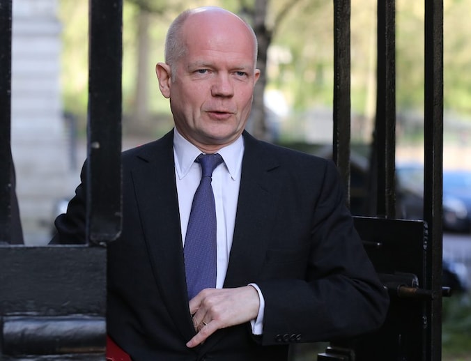 Brits minister van Buitenlandse Zaken William Hague.