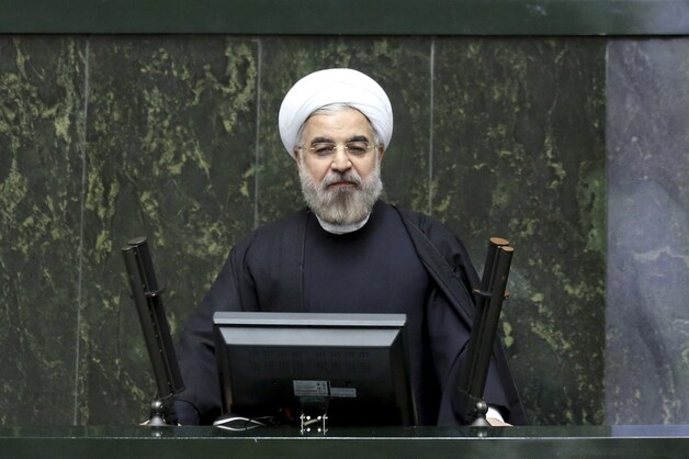 De Iraanse president Rohani.