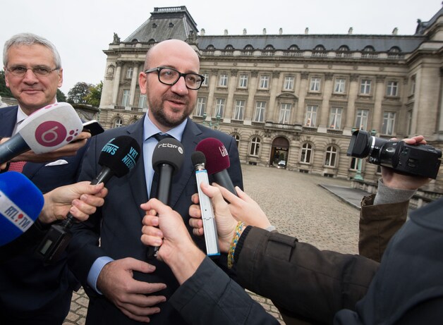 Toekomstig premier Charles Michel.