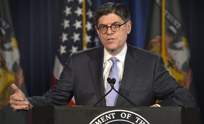 De Amerikaanse minister Jack Lew
