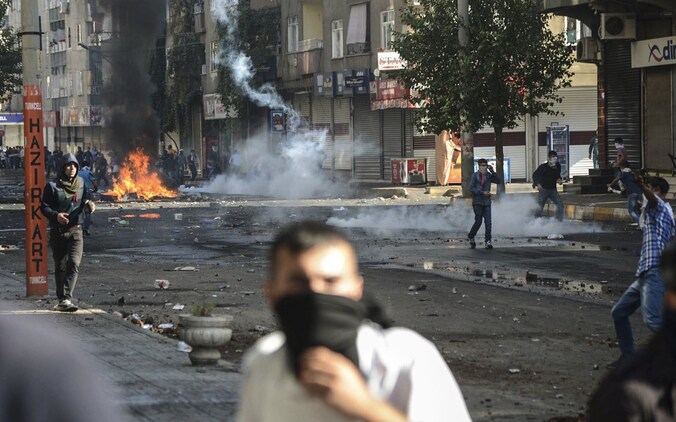 Diyarbakir op 7 oktober.