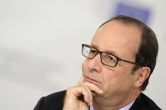 De Franse president François Hollande.