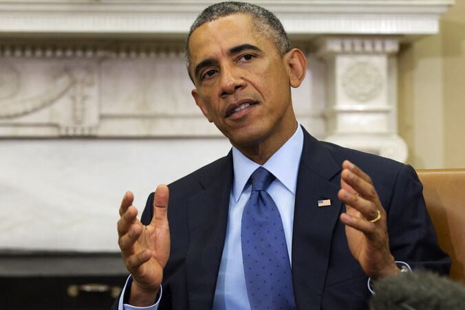 De Amerikaanse president Barack Obama.