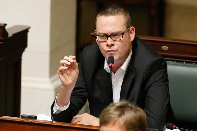 Raoul Hedebouw, kamerlid voor de PTB-PVDA.