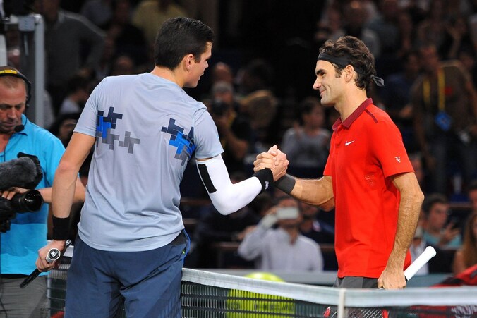 Roanic vloerde favoriet Federer.