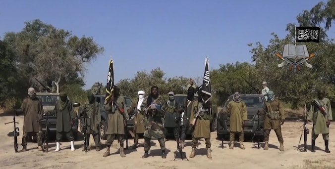 Leden van de extremistische groep Boko Haram.