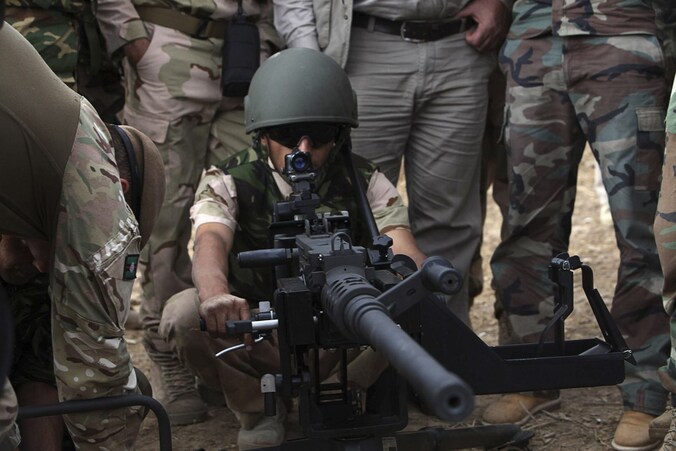Koerdische Peshmerga's.
