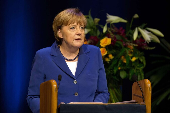 De Duitse bondskanselier Angela Merkel.