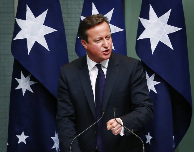 De Britse premier David Cameron.