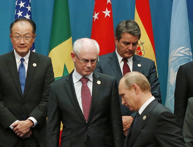 Herman Van Rompuy en Vladimir Poetin