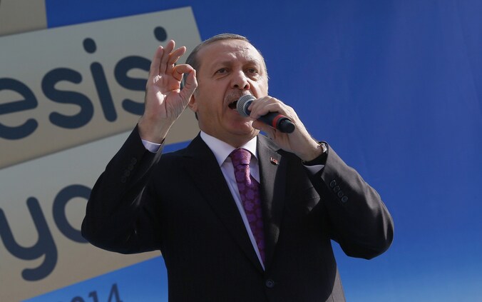 De Turkse president Erdogan herhaalde vandaag zijn controversiële stelling tijdens de opening van een koranschool in Ankara.