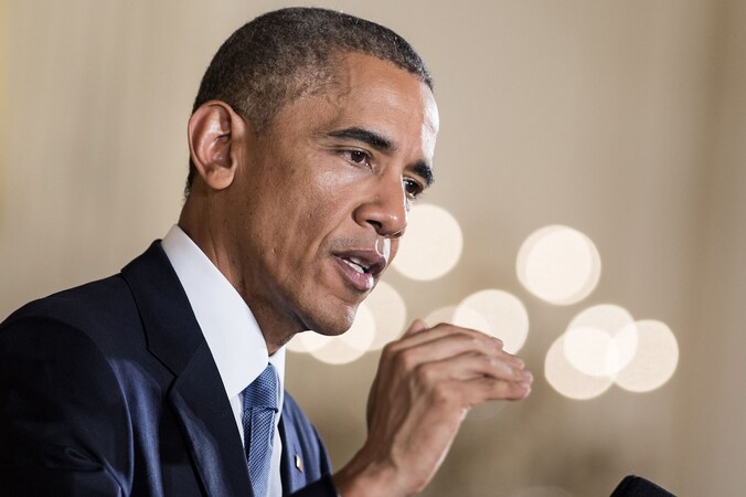 De Amerikaanse president Barack Obama.