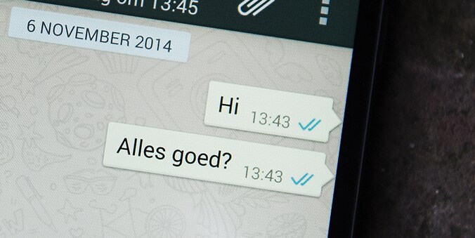 Blauwe vinkjes verklappen voortaan als de ontvanger een WhatsAppbericht heeft gelezen. Deze berichten worden dus genegeerd.