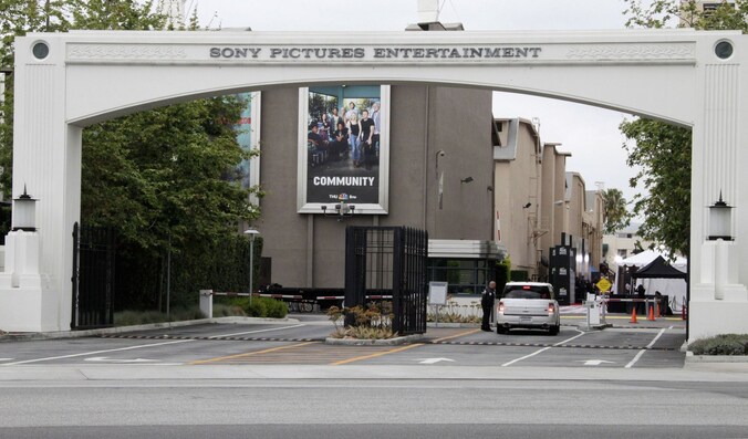 De filmstudio's van Sony in Culver City, Californië.